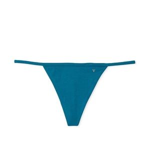 VICTORIA'S SECRET Stretch Cotton V-String Panty Thong. NWT